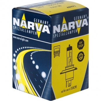 Лампа NARVA RALLYE H4 100/90 24V P43t-38 Лампа NARVA RALLYE H4 100/90 24V P43t-38