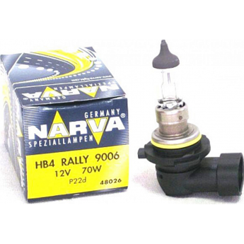 Лампа NARVA RALLYE HB4 12V 70W P22d C1 Лампа NARVA RALLYE HB4 12V 70W P22d C1