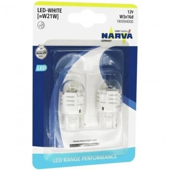 Лампа NARVA RANGE PERFORMANCE LED W21 white 2 шт. Лампа NARVA RANGE PERFORMANCE LED W21 white 2 шт.