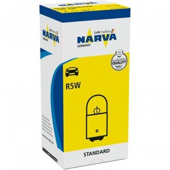 Лампа NARVA STANDARD 12V R5W 5W BA15d Лампа NARVA STANDARD 12V R5W 5W BA15d